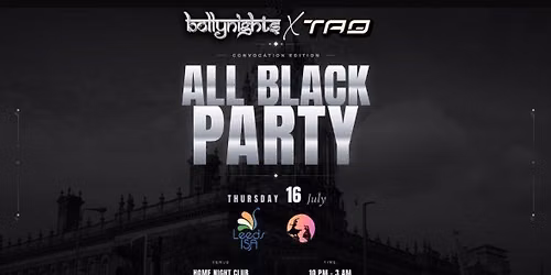 Leeds Bollynights - All black Party convocation edition | 16th July | Home