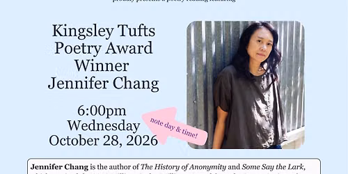 Fourth Saturdays on Wednesday: Jennifer Chang