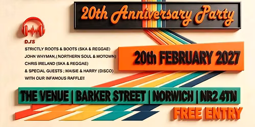NORWICH SPLINTERS S.C 20th ANNIVERSARY PARTY