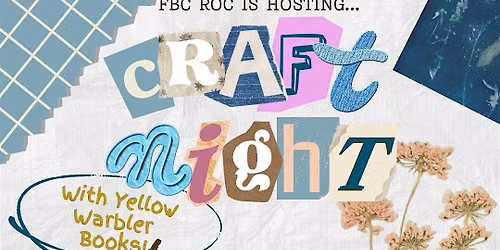 Craft Night w\/Yellow Warbler Books!