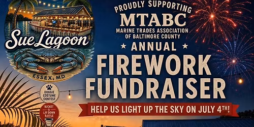 2026 Middle River Firework Fundraiser at Sue Lagoon