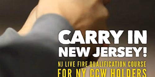 New Jersey CCW Live-Fire Qualification Oct 3rd (Nassau County Range)