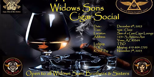 2nd Annual Cigar Social (More Details Coming)