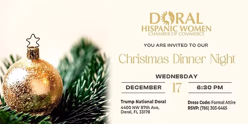 CHRISTMAS DINNER NIGTH