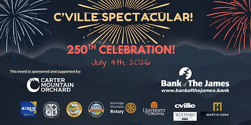 C'ville Spectacular: July 4th Fireworks Show 2026