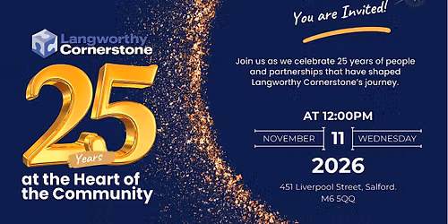 Langworthy Cornerstone's 25th Anniversary! Free Community Celebration
