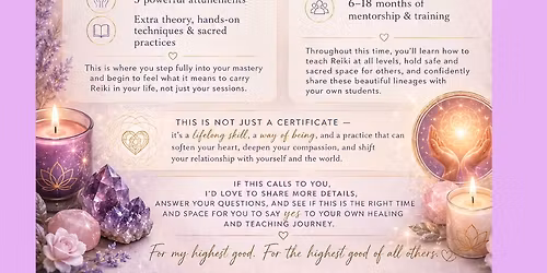 REIKI MASTER AND TEACHER COURSE