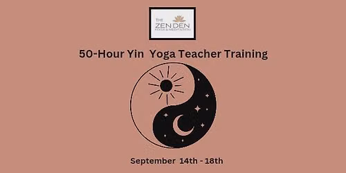50 Hour Yin Yoga Teacher training - 2026