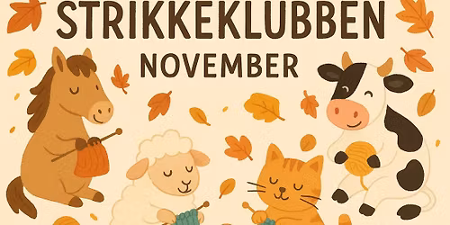 Strikkeklub: efter\u00e5rshygge! \ud83e\uddf6\ud83c\udf41