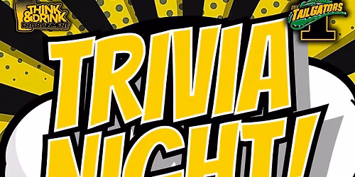 TRIVIA NIGHT @ Tailgators Sports Bar (Coralville, IA) \/ Fridays @ 7pm