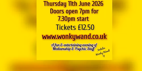 An Evening with Natalie the Medium Wonky Wand 