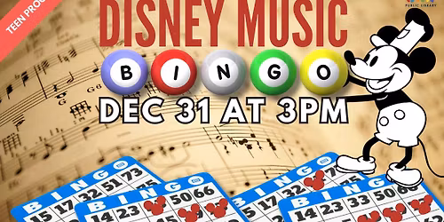 Disney Music Bingo
