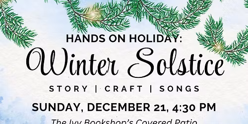 Hands on Holiday with the Waldorf School: Winter Solstice