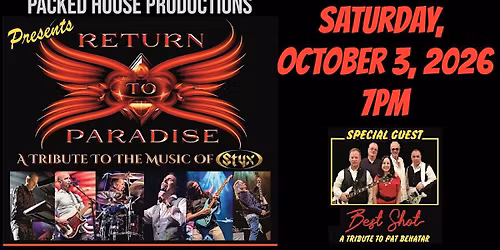 "Return to Paradise" A Tribute to the Music of STYX