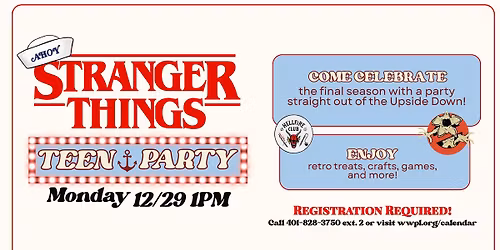 Stranger Things Party