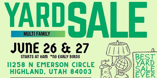 HIGHLAND MULTIFAMILY YARD SALE
