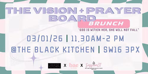 Vision and Prayer Board Brunch