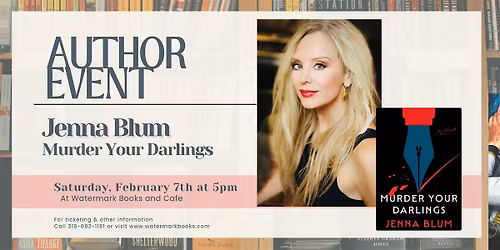 Author Event with Jenna Blum