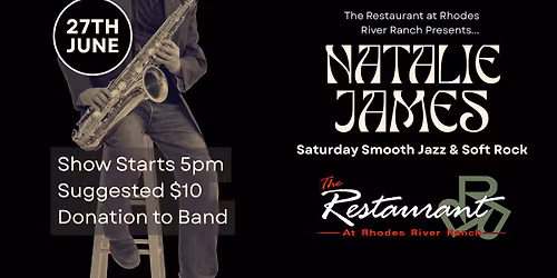 Saturday - Smooth Jazz & Soft Rock with Natalie James