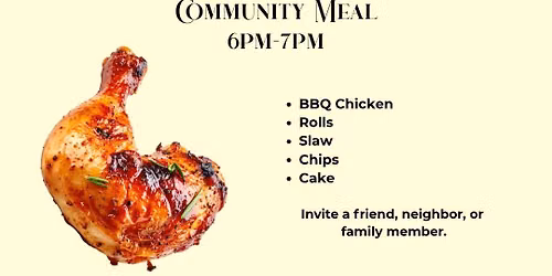 FREE BBQ Chicken Dinner
