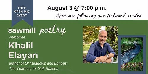 August Featured Poet: Khalil Elayan