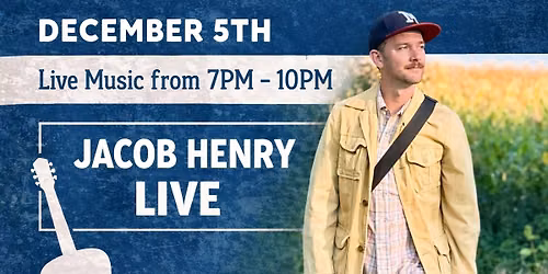 Live Music: Jacob Henry