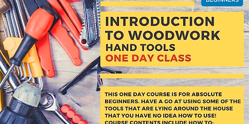 Introduction to Woodwork - Hand Tools Level 1