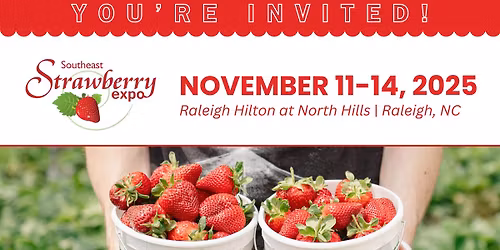 2025 Southeast Strawberry Expo | Raleigh, NC