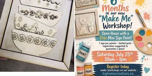 Help us celebrate 6 months in our workspace - FREE PAINT!