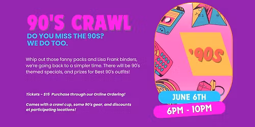 90's Bar Crawl