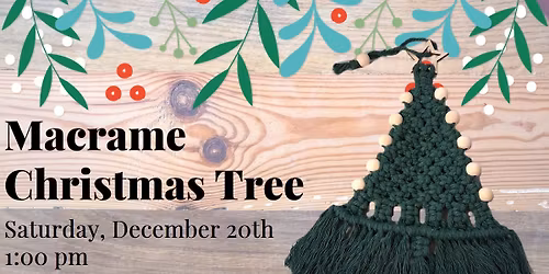 Macrame Christmas Tree Workshop