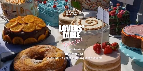 Lovers\u2019 Table Cake Fest