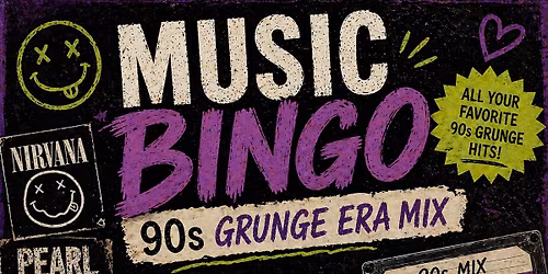 \ud83c\udfb6\ud83d\udda4 Music Bingo: 90s Grunge Era Mix \ud83d\udda4\ud83c\udfb6