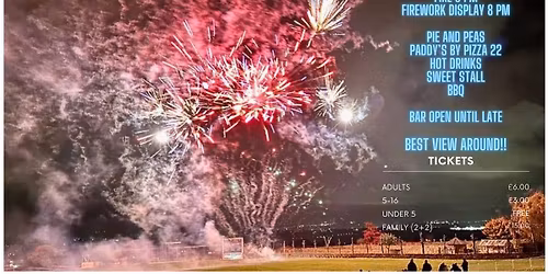 East Bierley Cricket Club Bonfire Night