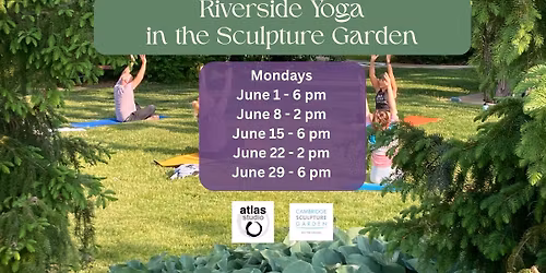 Riverside Yoga in the Sculpture Garden