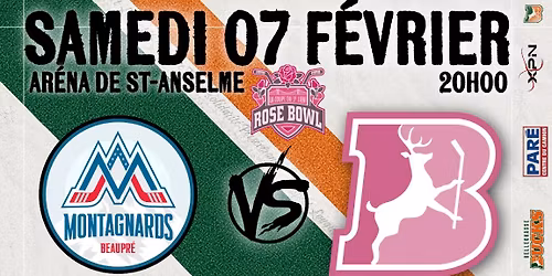 Beaupr\u00e9 VS BELLECHASSE - ROSE BOWL 2e \u00c9DITION - LA REVANCHE