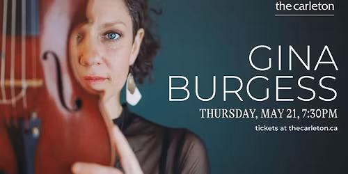 SOLD OUT! Gina Burgess Full Band Show Live at The Carleton