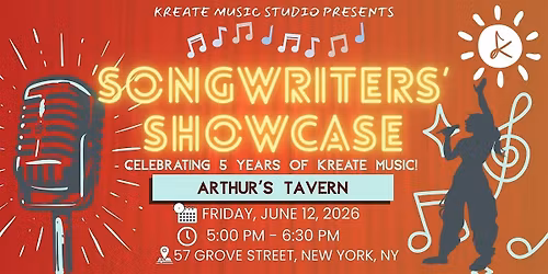 Kreate Music Songwriters' Showcase
