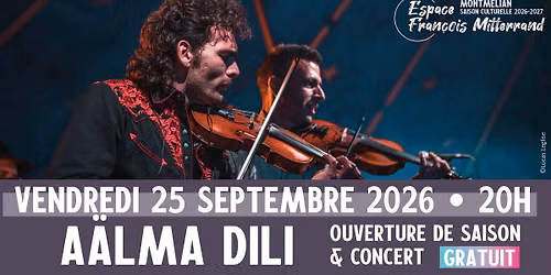 Ouverture de la saison culturelle | Concert A\u00c4LMA DILI