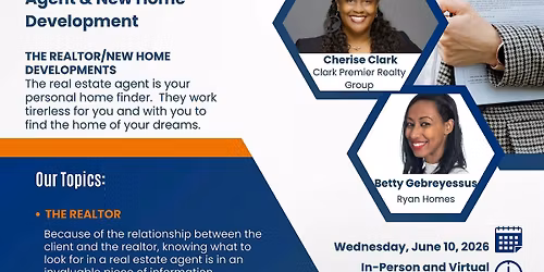 Session II: Selecting the Right Real Estate Agent & New Home Development
