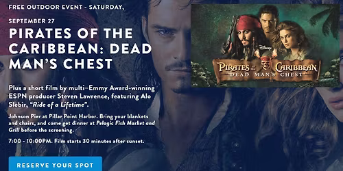Movie Night - Pirates of the Caribbean: Dead Man's Chest at Jefferson Theatre-TX