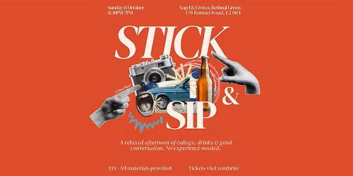 Stick & Sip: A Sunday Collage Social