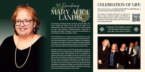 Remembering Mary Alice Landis: Celebration of Life Ceremony
