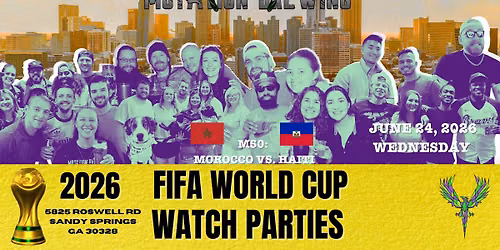 \u26bdMOROCCO VS. HAITI |  FIFA World Cup 2026 Watch Party at Mutation Brewing