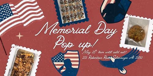Memorial Day pop up! \u2764\ufe0f\ud83d\udc99\ud83e\udd0d