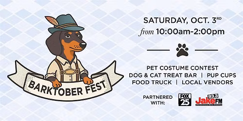Barktober Fest: Animal Adoption Event in OKC