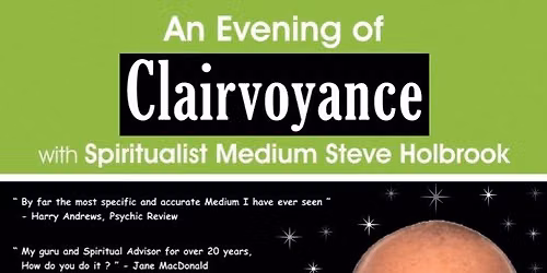 Special Evening of Mediumship with Steve Holbrook
