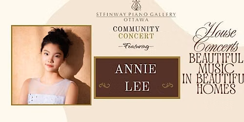 Steinway House Concerts:  Annie Lee