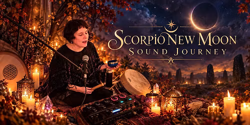Scorpio New Moon Sound Journey in Glastonbury
