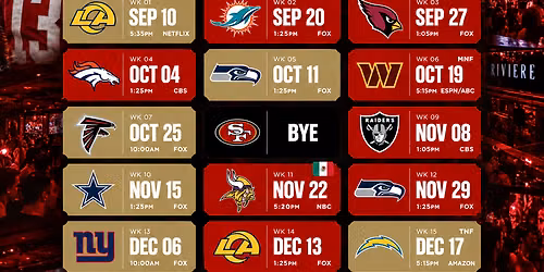 49ers Game Day at Riviere